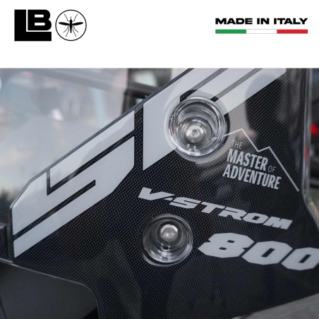 Protector parabrisas moto 3D Gel adhesivo compatible con Suzuki V-Strom 800SE