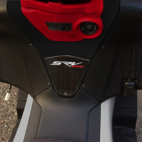 Protecteur de marchepied central en résine gel 3D compatible avec Aprilia SRV 850