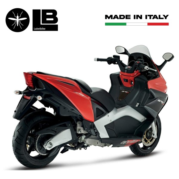 Protecteur de marchepied central en résine gel 3D compatible avec Aprilia SRV 850