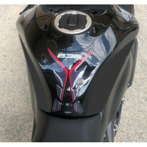Protezione serbatoio 3D paraserbatoio moto compatibile Kawasaki ZX-6R ninja 636