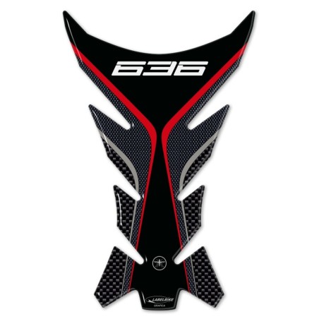 Protector depósito moto 3D compatible Kawasaki ZX-6R ninja 636