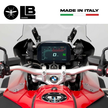 Adhesivo de protección de gorra de moto CON LLAVE compatible con BMW 2013-25 Carbono