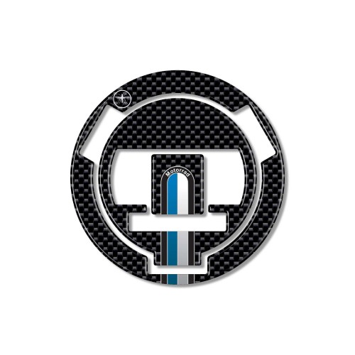 PROTEZIONE TAPPO SERBATOIO ADESIVO 3D CARBONIO COMPATIBILE CON MOTO BMW 2007-25