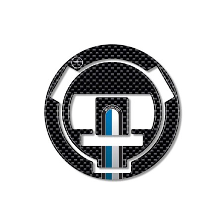 PROTEZIONE TAPPO SERBATOIO ADESIVO 3D CARBONIO COMPATIBILE CON MOTO BMW 2007-25