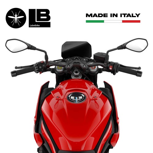 TAPA DEPÓSITO PROTECCIÓN CARBONO ADHESIVO 3D COMPATIBLE CON MOTOS BMW 2007-25 2