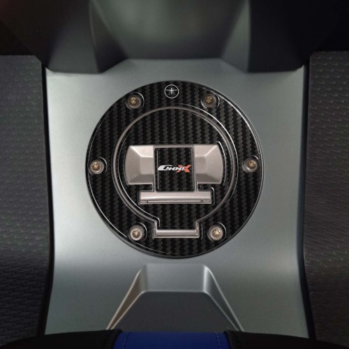 Protecteur de bouchon de réservoir en gel de résine adhésif 3D compatible avec BMW C400X