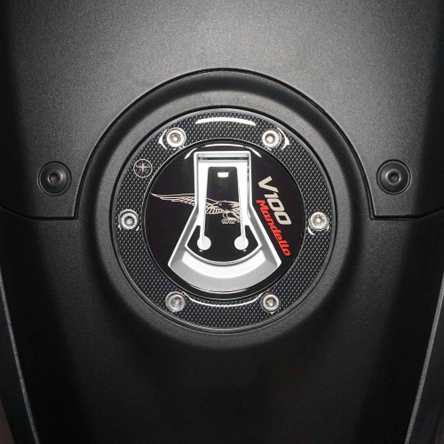 Couvercle de réservoir compatible avec Moto Guzzi V100 Mandello 2022 - 2025