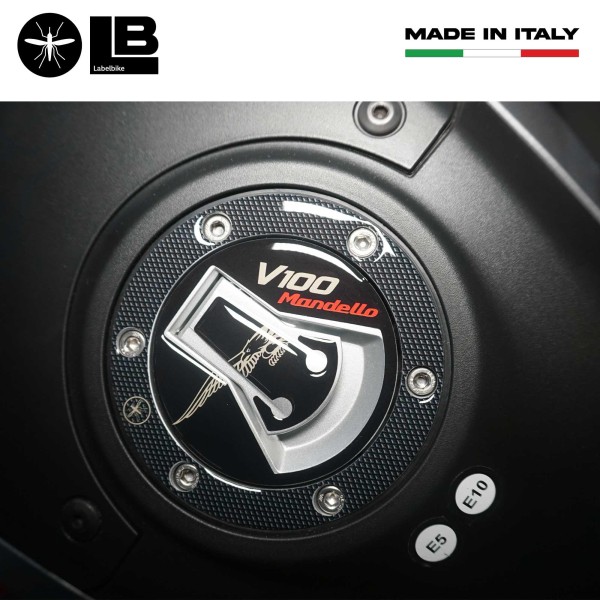 Tank cap cover compatible with Moto Guzzi V100 Mandello 2022 - 2025