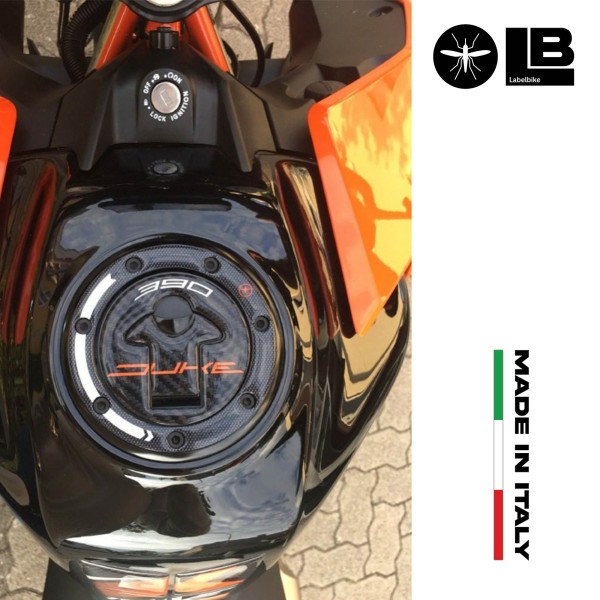 PROTEZIONE TAPPO SERBATOIO in gel 3D compatibile per MOTO KTM 390 DUKE 2017-2023