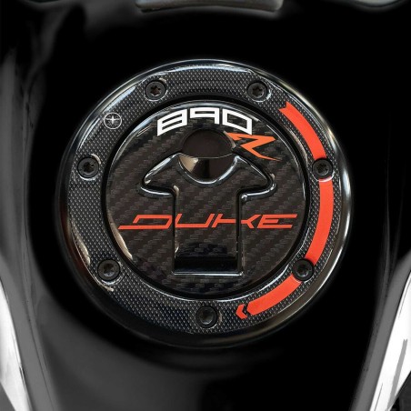 PROTEZIONE TAPPO SERBATOIO in resina gel 3D per MOTO compatibile KTM 890 DUKE R