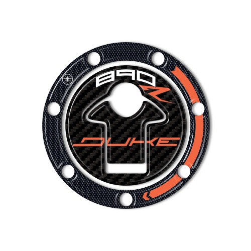 PROTEZIONE TAPPO SERBATOIO in resina gel 3D per MOTO compatibile KTM 890 DUKE R 2