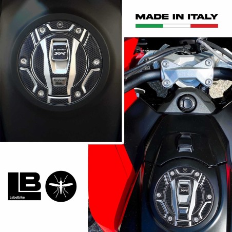 Protector de tapa de depósito sin llave 3D gel para moto BMW S1000XR XR compatible