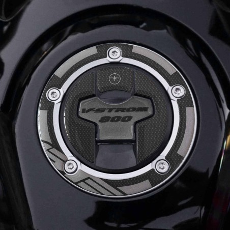 Protezione tappo serbatoio moto Adesivo 3D compatibili con Suzuki V-Strom 800SE