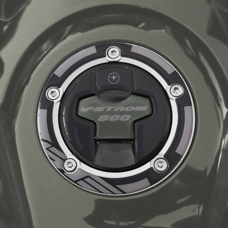 Protezione tappo serbatoio moto Adesivo 3D compatibili con Suzuki V-Strom 800SE