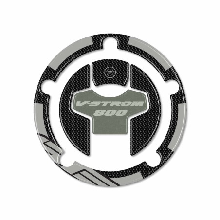 Protezione tappo serbatoio moto Adesivo 3D compatibili con Suzuki V-Strom 800SE