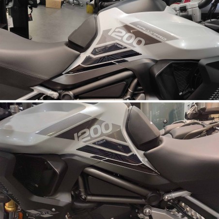 Protections latérales 3D compatibles avec Triumph Tiger 1200 Rally pro 2021-2025