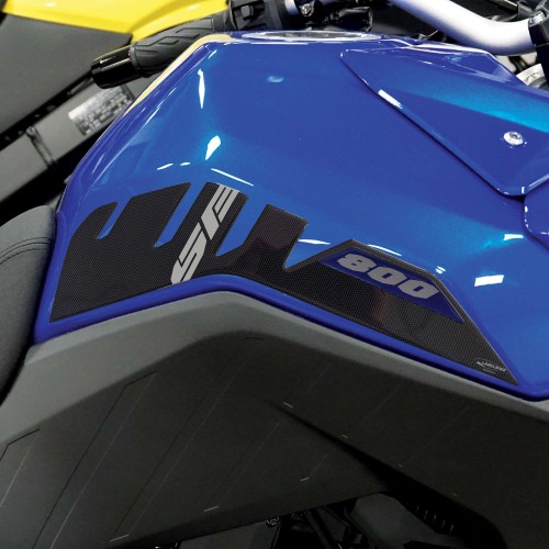 Protezioni laterali serbatoio Adesivi 3D compatibili con Suzuki V-Strom 800SE