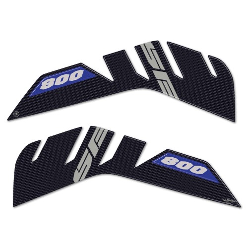 Protezioni laterali serbatoio Adesivi 3D compatibili con Suzuki V-Strom 800SE 2