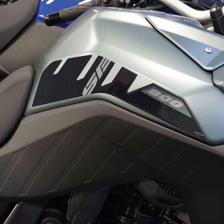 Protezioni laterali serbatoio Adesivi 3D compatibili con Suzuki V-Strom 800SE