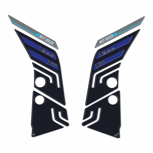Protections latérales de réservoir 3D Stickers compatibles avec Yamaha Tenere 700 2023 2