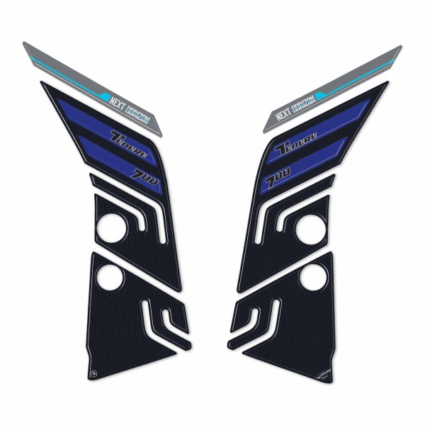 Protections latérales de réservoir 3D Stickers compatibles avec Yamaha Tenere 700 2023