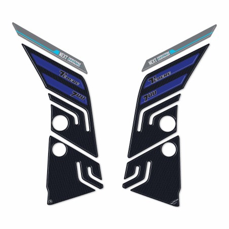 Protections latérales de réservoir 3D Stickers compatibles avec Yamaha Tenere 700 2023