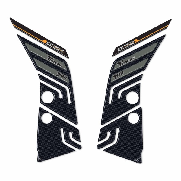 Tank Side Protectors 3D Aufkleber kompatibel mit Yamaha Tenere 700 2023