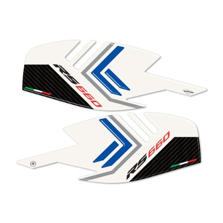 Protections latérales de réservoir compatibles avec Aprilia RS 660 Limited Edition