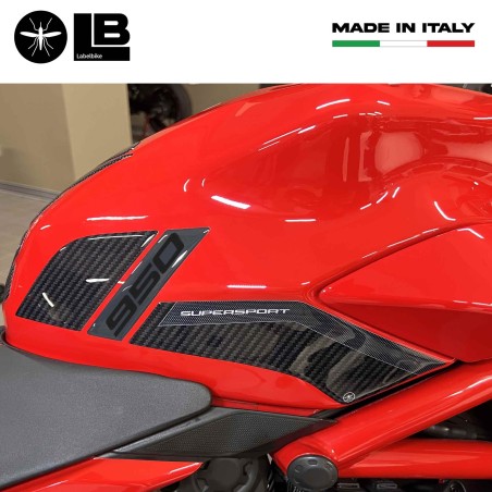 Tank side protectors compatible with Ducati Supersport 950 2021-2024