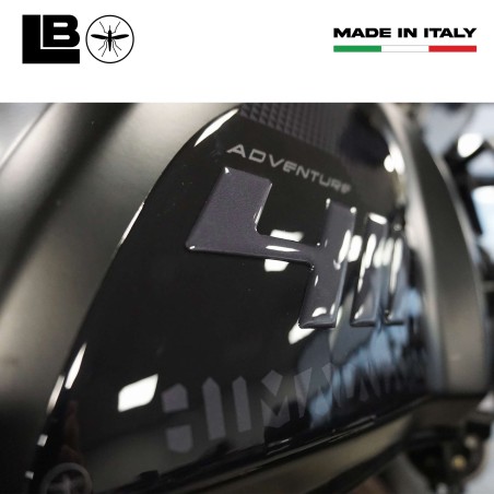 Motorbike side tank protectors compatible with Royal Enfield Himalayan 411