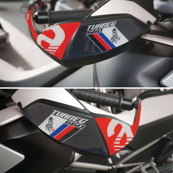 Handguards motorbike 3D stickers compatible with Aprilia Tuareg 660 Podium