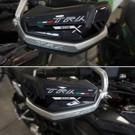 Protecciones Guardamanos moto Pegatinas de resina 3D compatibles con Benelli TRK 502 X