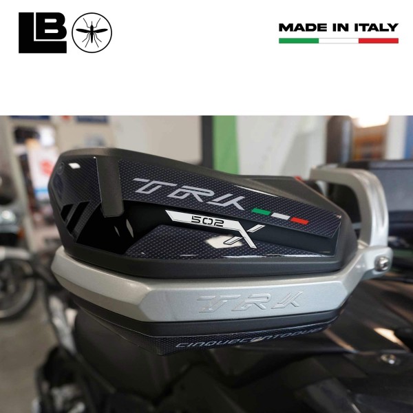 Protezioni Paramani moto Adesivi resinati 3D compatibili con Benelli TRK 502 X