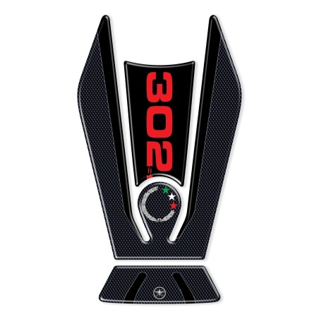 PARASERBATOIO RESINATO GEL 3D PROTEZIONE compatibile per moto 302 s BENELLI 302s