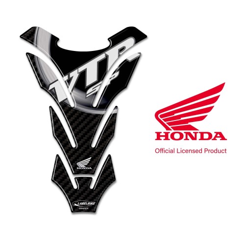 VTR SP1-SP2 Tank Guard Official Honda licence 3D resin sticker white 2