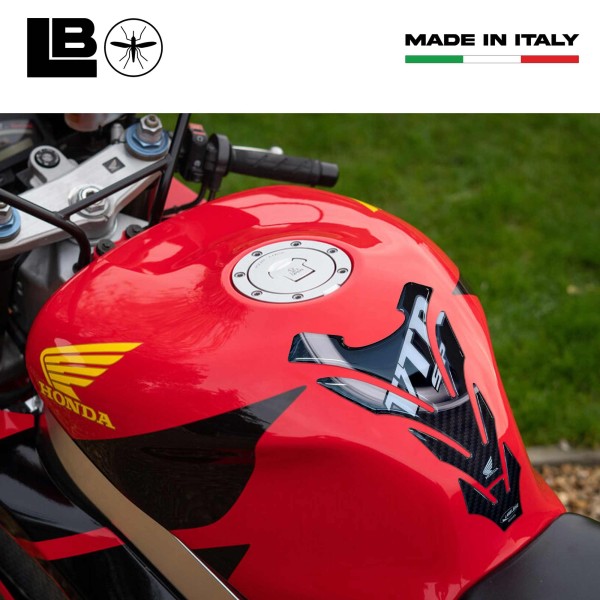 VTR SP1-SP2 Tank Guard Licencia oficial Honda Pegatina 3D de resina blanca