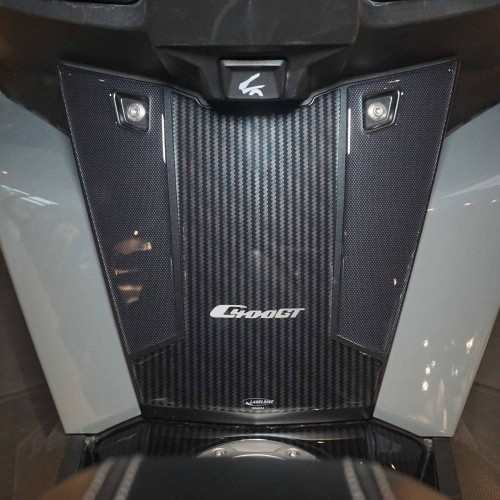 Protezione centrale sopra pedana adesivi resinati 3D compatibili con BMW C400GT