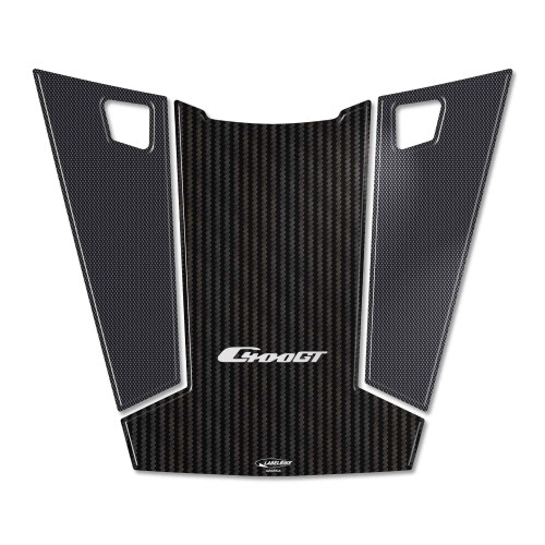 Protezione centrale sopra pedana adesivi resinati 3D compatibili con BMW C400GT 2