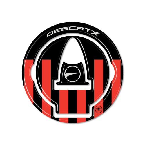 Protector tapón depósito moto Pegatina 3D compatible con Ducati DesertX 2023-5 2