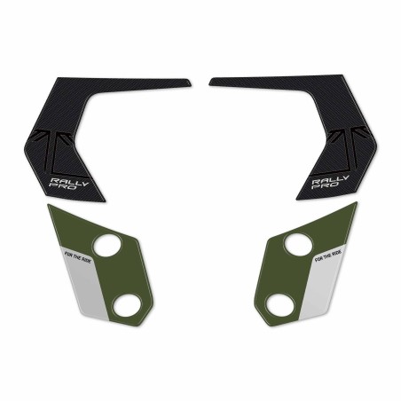 Protections de tige de selle 3D compatibles avec Triumph Tiger 1200 Rally Pro 2021-2025