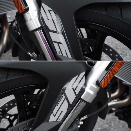 Protezioni Parasteli moto Adesivi Gel 3D compatibili con Suzuki V-Strom 800SE