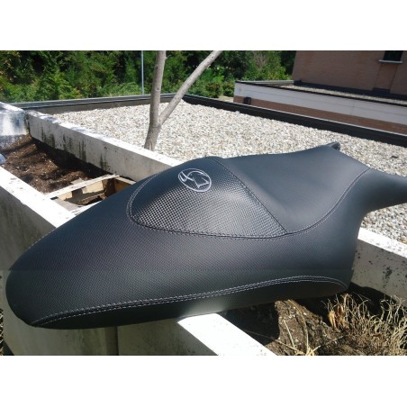 SADDLE COVER x MOTORCYCLE CAGIVA RAPTOR SEAT COVER Customised CARBON