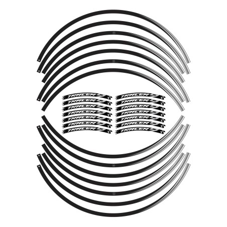 Tiras adhesivas para llantas de moto compatibles con Yamaha Tracer 9 y GT 2021 - 2024