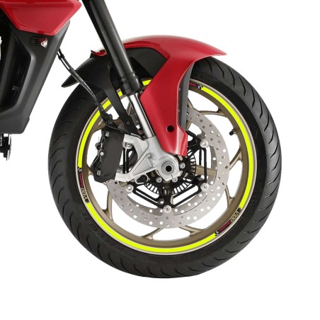 Strisce adesive cerchi ruote moto 17" compatibili con Moto Guzzi V100 Mandello