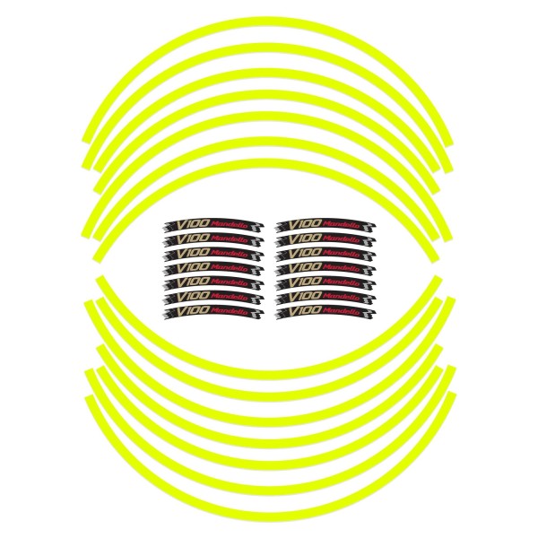 Motorradfelgen-Klebestreifen 17" passend für Moto Guzzi V100 Mandello