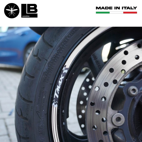 STRISCE ADESIVE per CERCHI compatibili YAMAHA 500-530-560 scooter TMAX 2008-2025