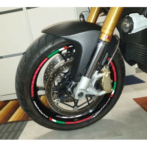 LINEAS ADHESIVAS PARA LLANTAS MOTO 17" compatibles APRILIA CAPONORD 1200 2013-2016