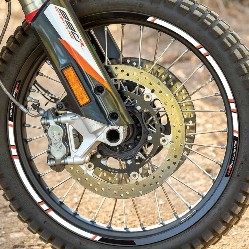 Strisce adesive per cerchi moto compatibili con KTM 890 Adventure R 2021-2023
