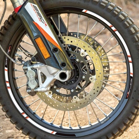 Strisce adesive per cerchi moto compatibili con KTM 890 Adventure R 2021-2023