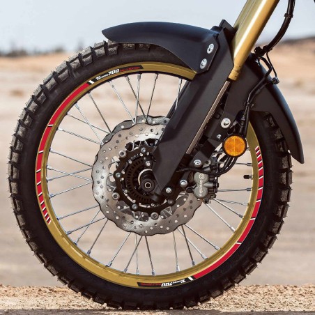 Autocollant jante moto compatible Yamaha Tenere 700 Rally Edition 2022